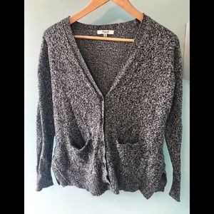 Madewell Chunky cardigan XS Black gray